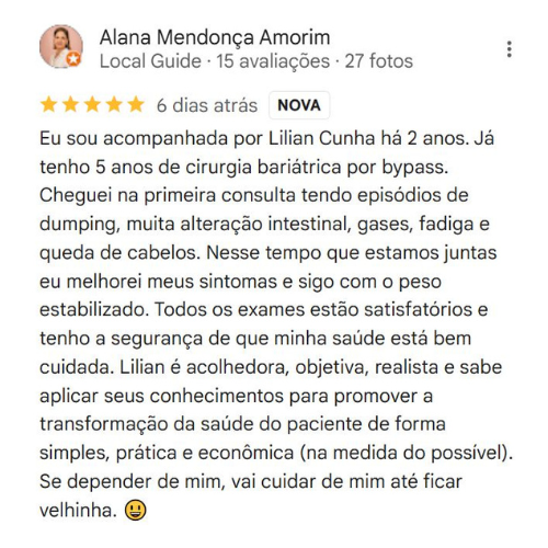Depoimento Google Lilian Cunha