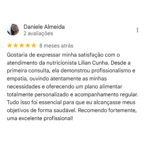 Depoimento Google Lilian Cunha